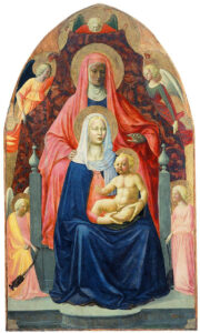 Masolino and Masaccio, Virgin and Child with Saint Anne (c. 1424)